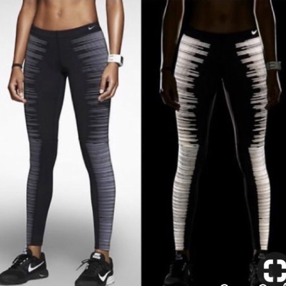 Glow in the dark Nike Dri-Fit Leggings - Picture 4 of 4